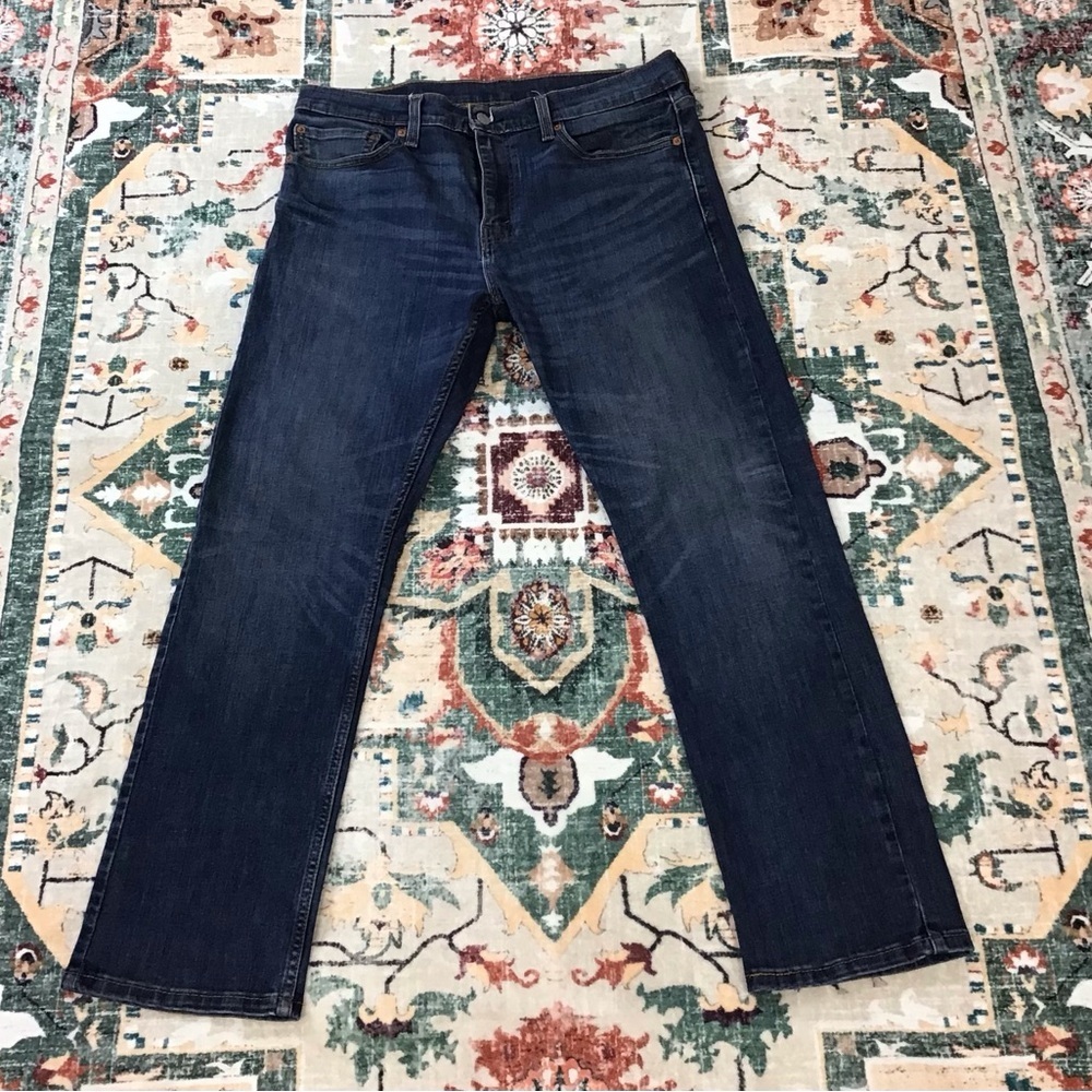 Levi's Dark Blue Straight Jeans
